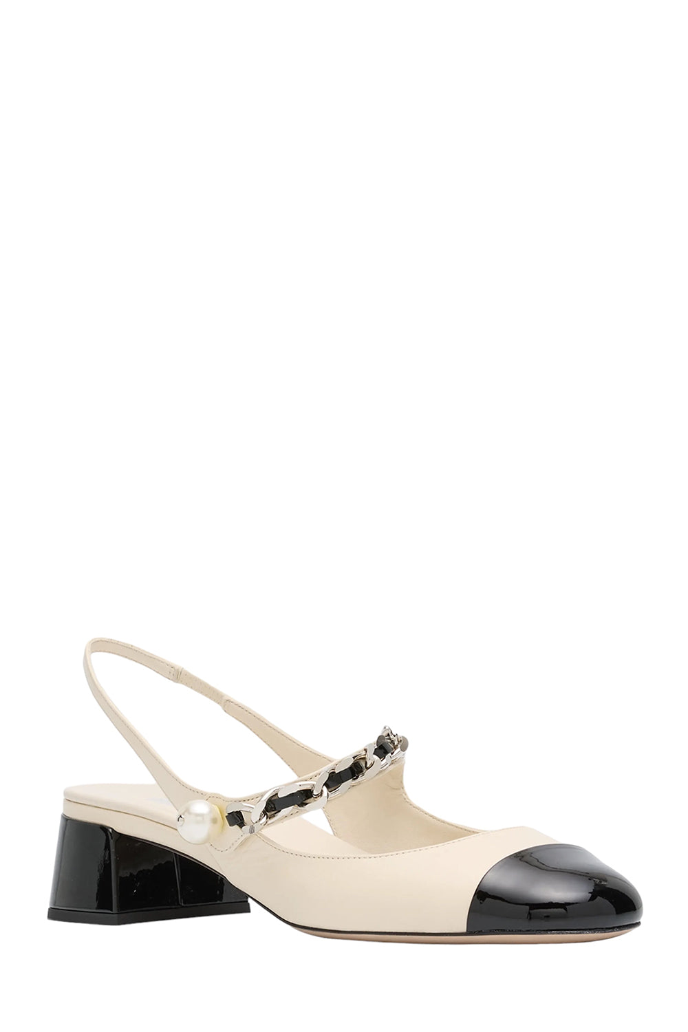 MIU MIU - Bicolor Leather Mary Jane Slingback Pumps – The