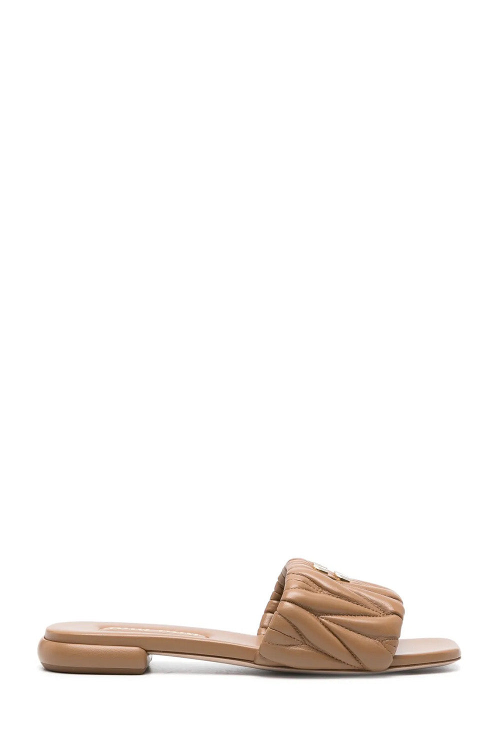 Matelassé Nappa Leather Slides