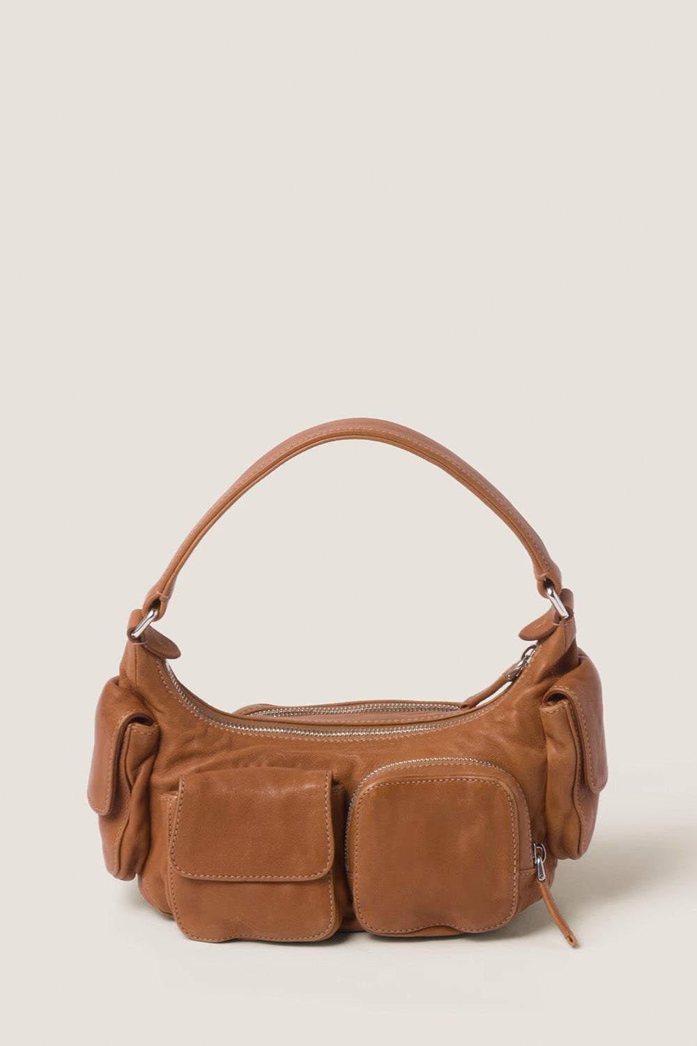 Nappa Leather Pocket Bag