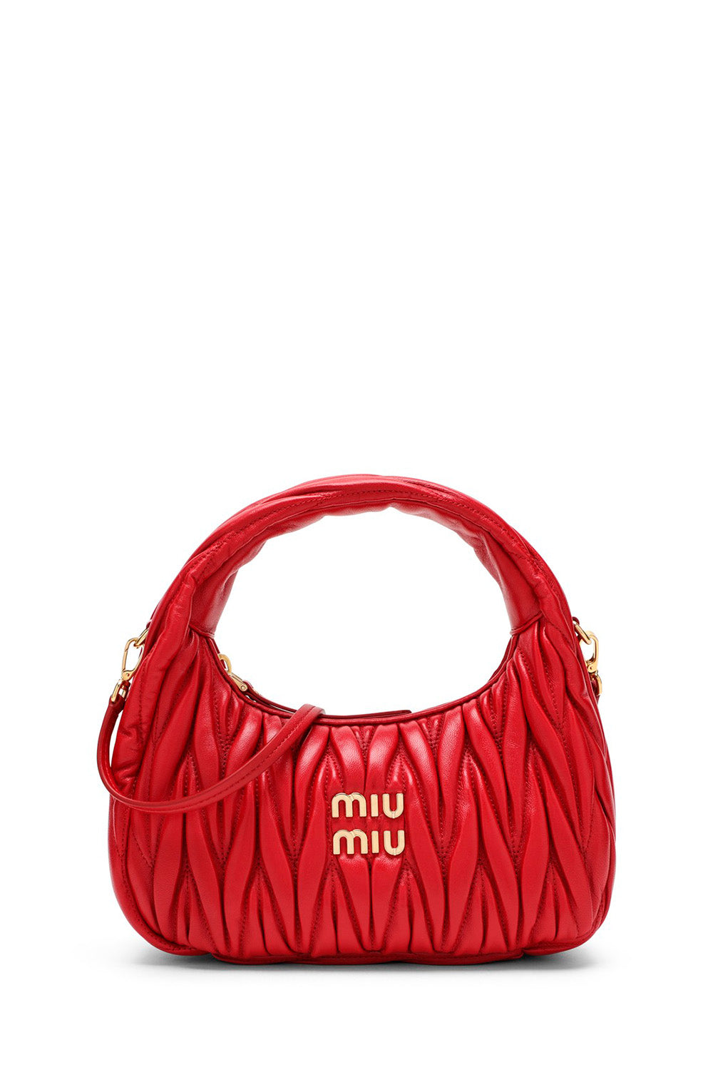 Wander Matelassé Nappa Leather Hobo Bag