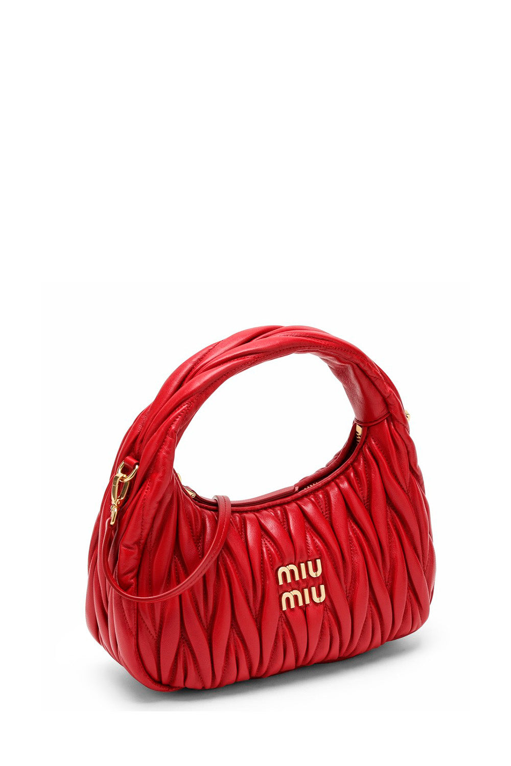 Wander Matelassé Nappa Leather Hobo Bag