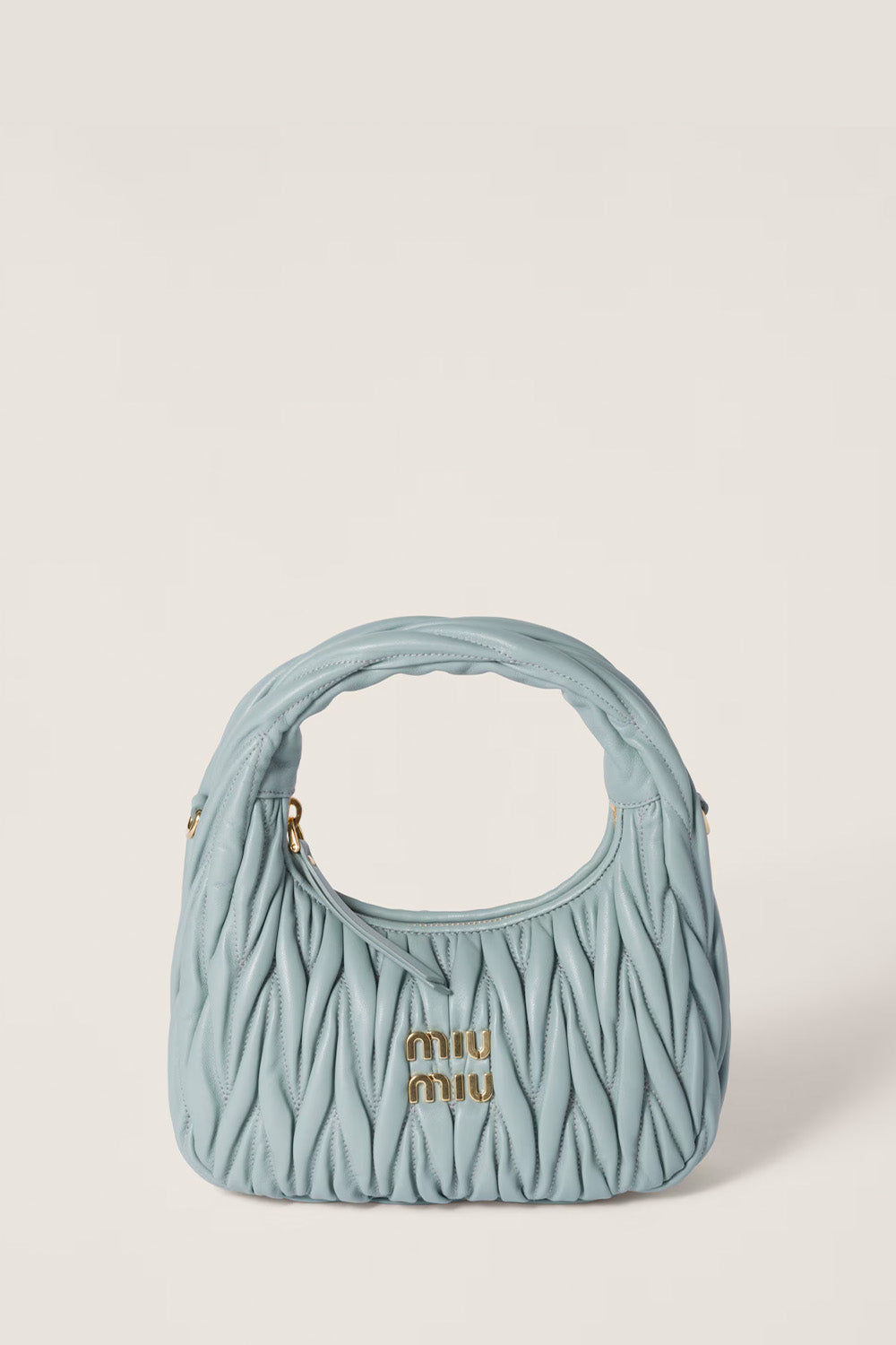Small Wander Matelassé Nappa Leather Hobo Hag