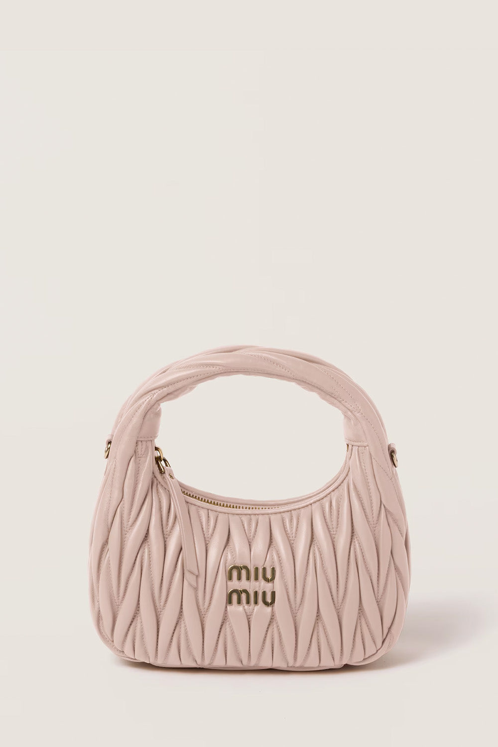 Wander Matelassé Nappa Leather Hobo Bag