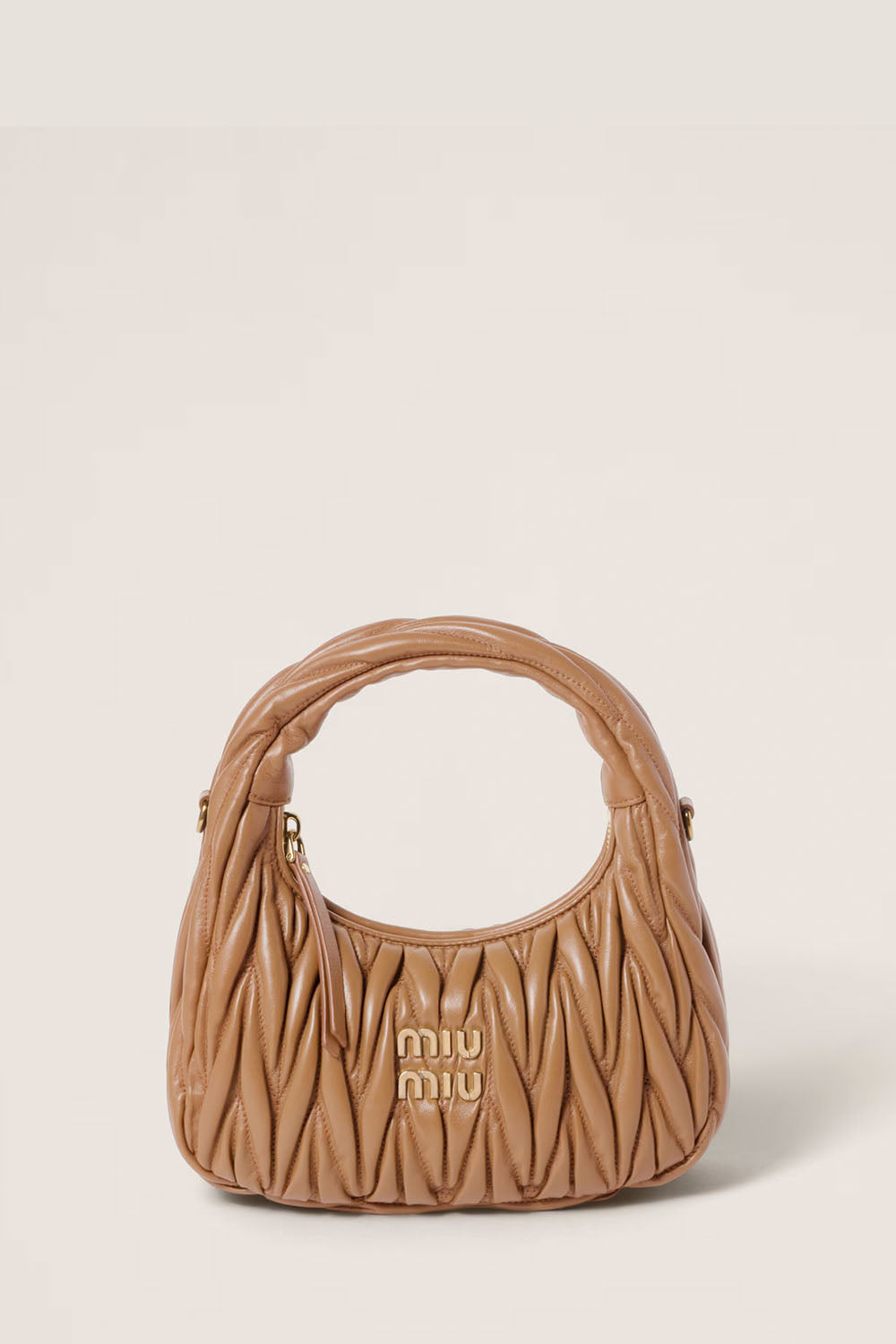 Wander Matelassé Nappa Leather Hobo Bag