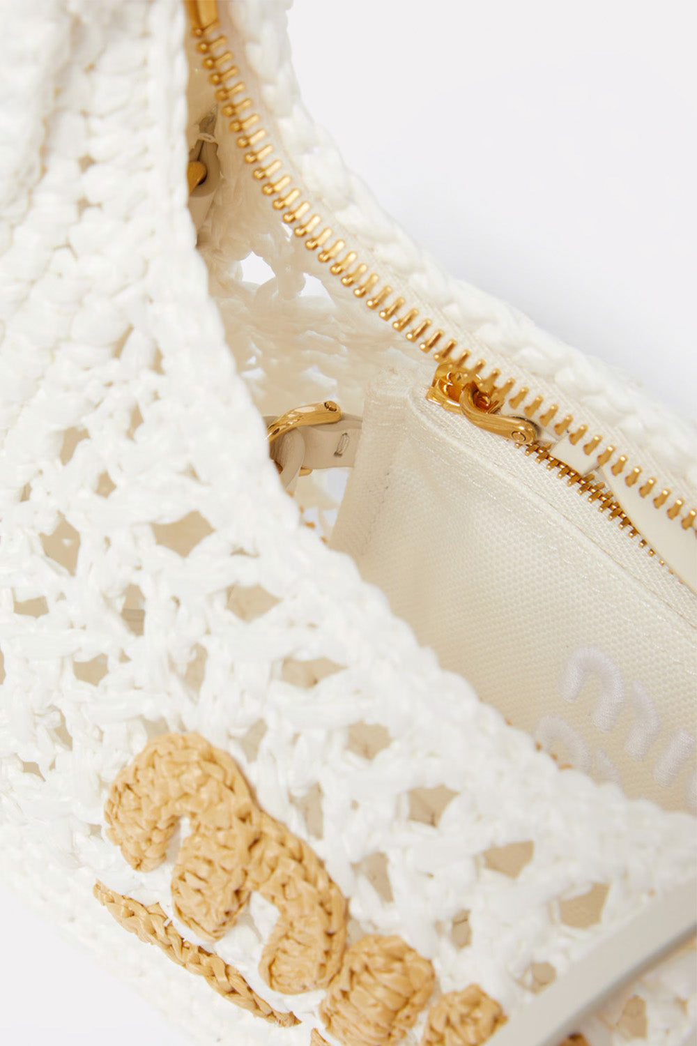 Wander Crochet-Knit Shoulder Bag