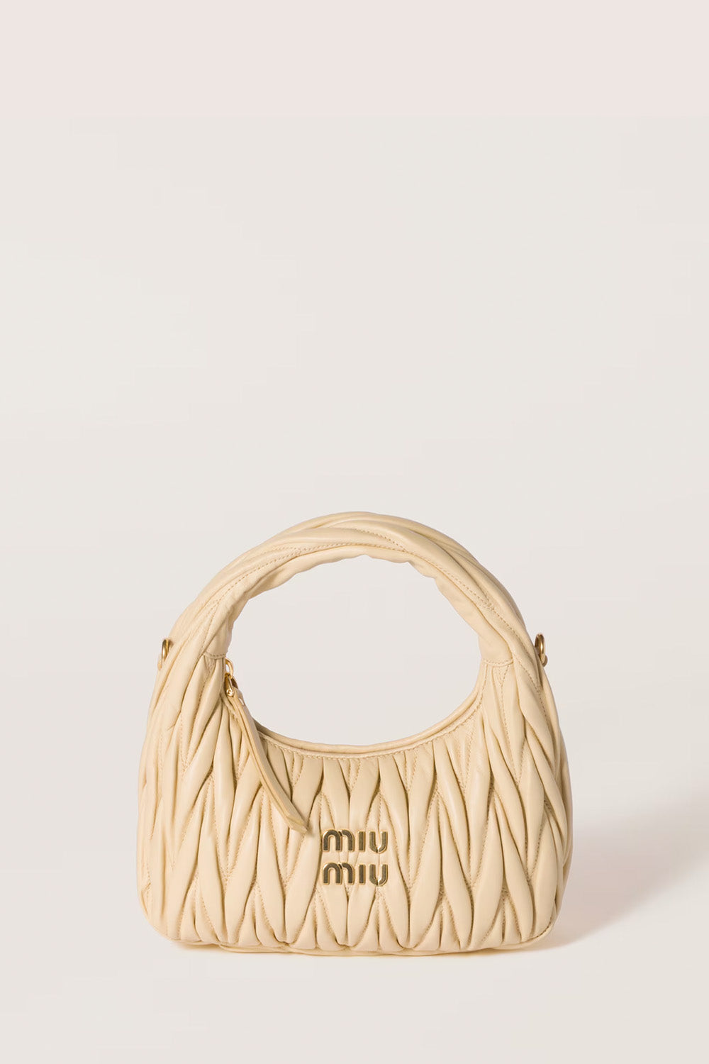 Small Wander Matelassé Nappa Leather Hobo Hag