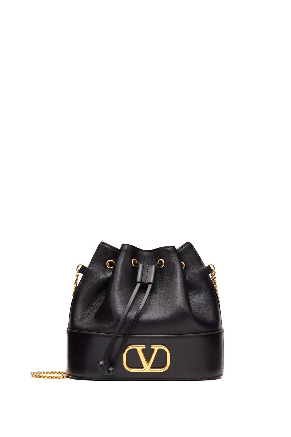 Mini Bucket Bag In Nappa with Vlogo Signature Chain