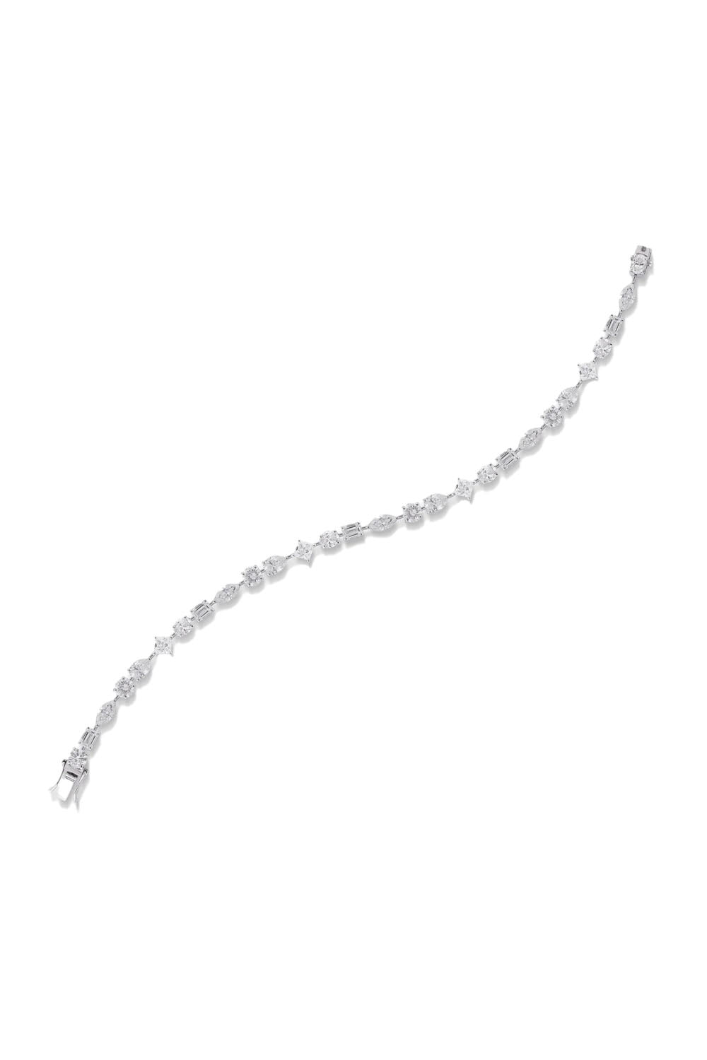 Multishape Tennis Lab Diamond Bracelet