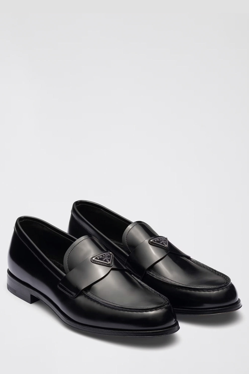 Brushed Leather Loafers