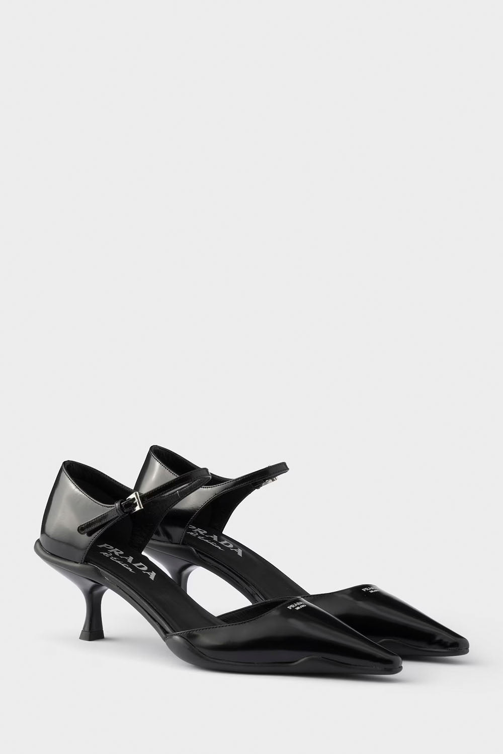 Brushed Leather D'Orsay Pumps
