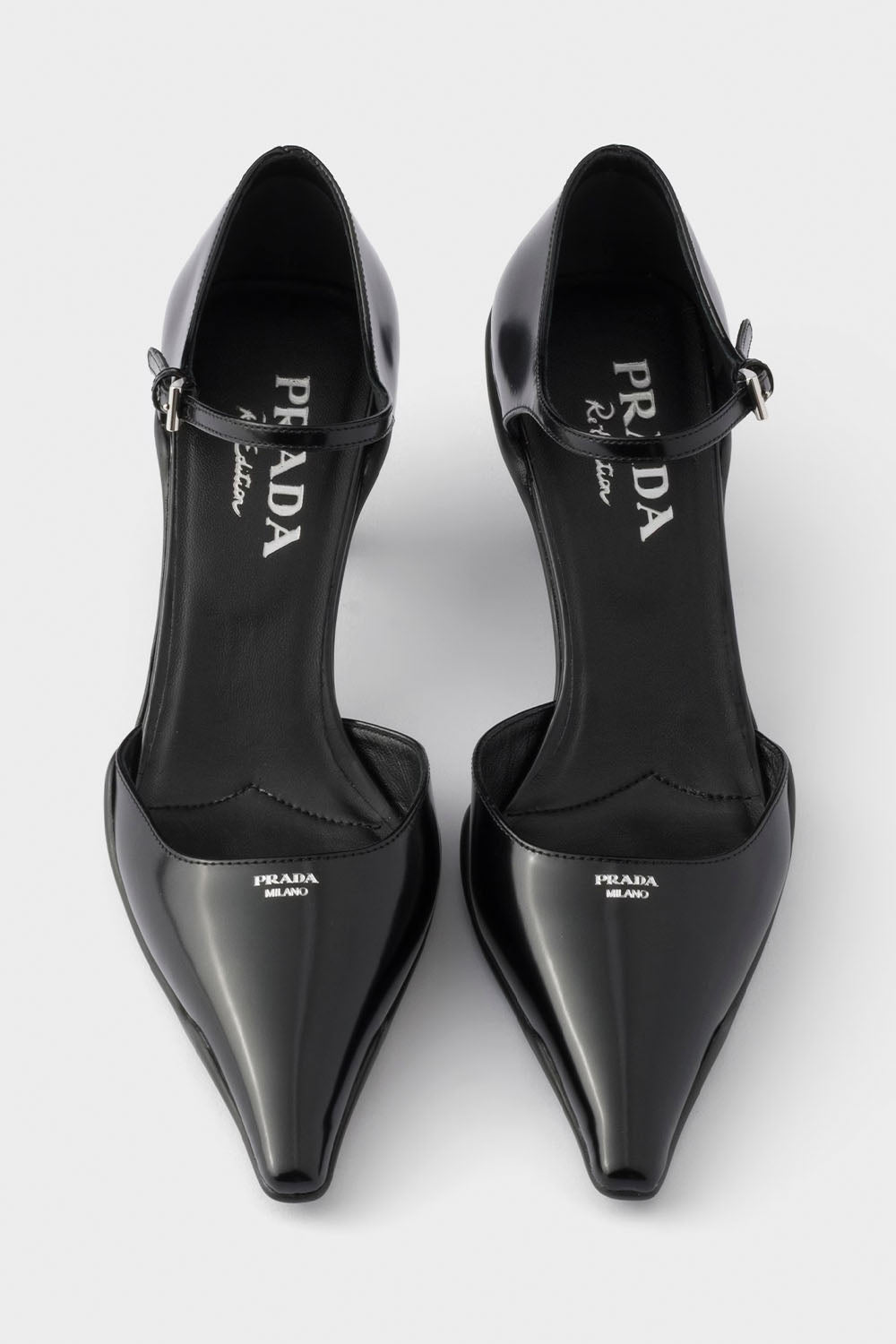 Brushed Leather D'Orsay Pumps