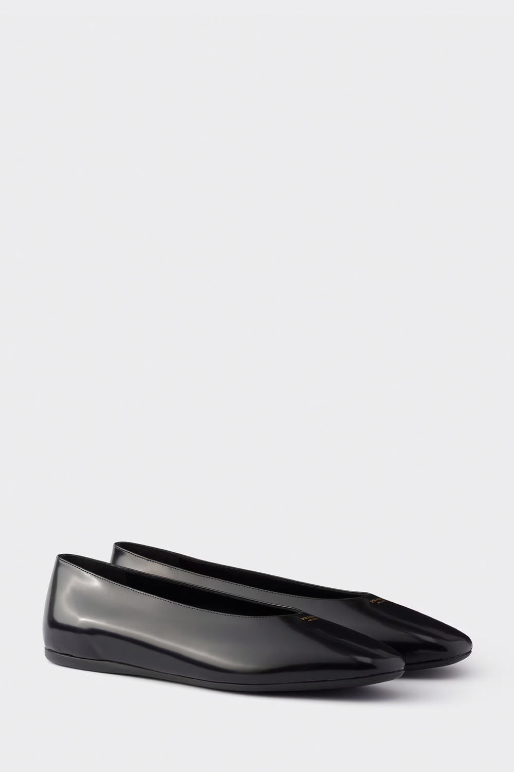 Brushed Leather Ballerinas