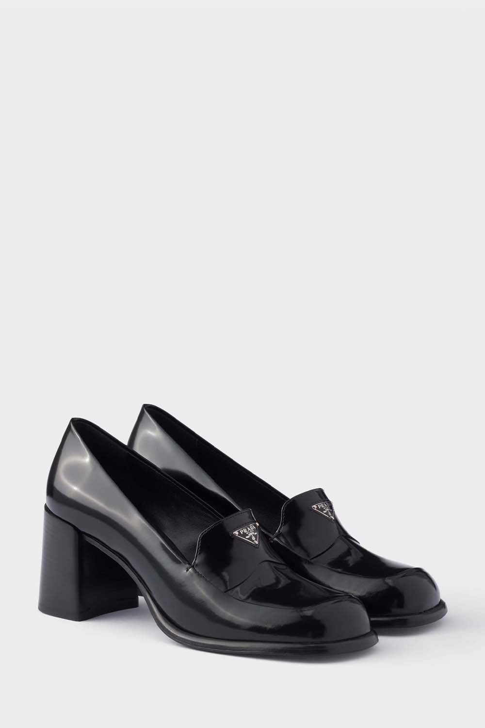 Brushed Leather Loafers