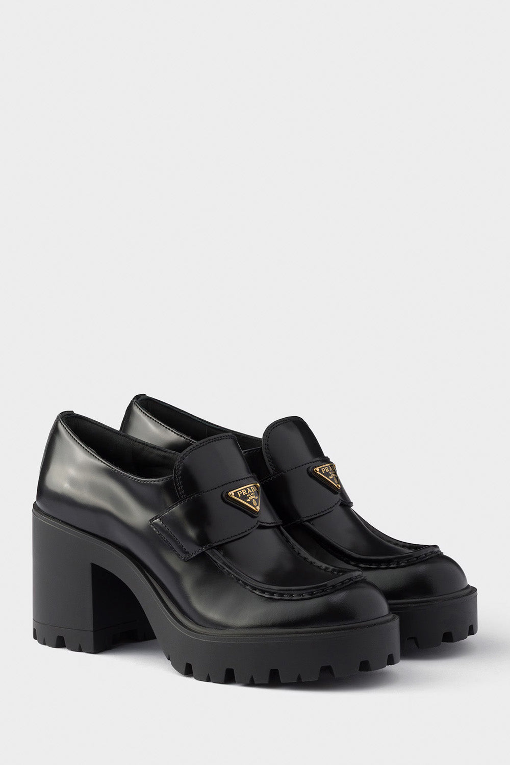 Brushed Leather Loafers