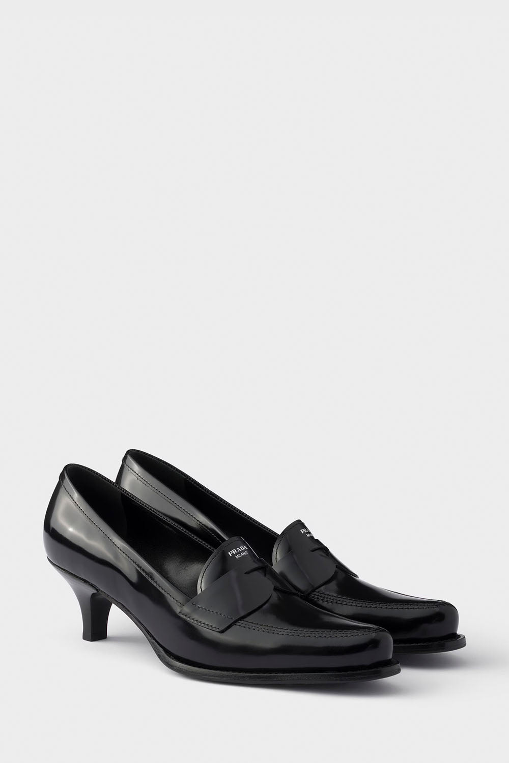 Brushed Leather Loafers