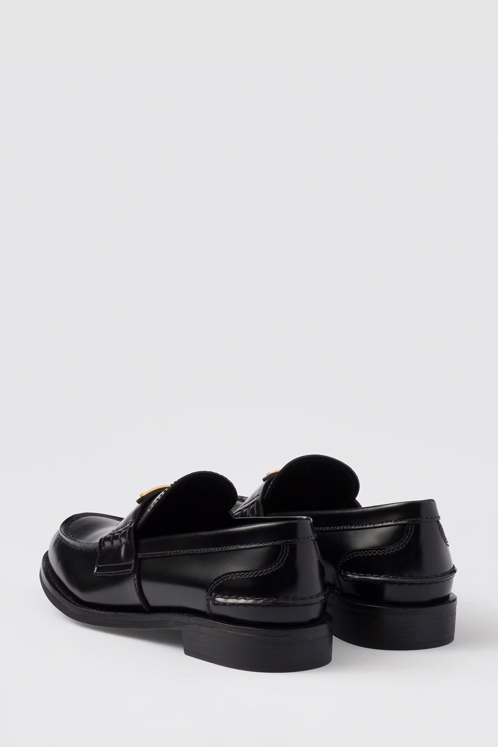 Brushed Leather Loafers