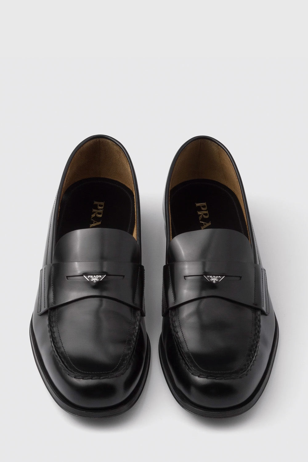 Brushed Leather Loafers 25 mm