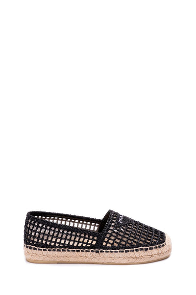 フラットシューズ Prada Two-Tone Crochet Espadrilles 5ca7cd9e1e4ebe6e841a6322457ea4