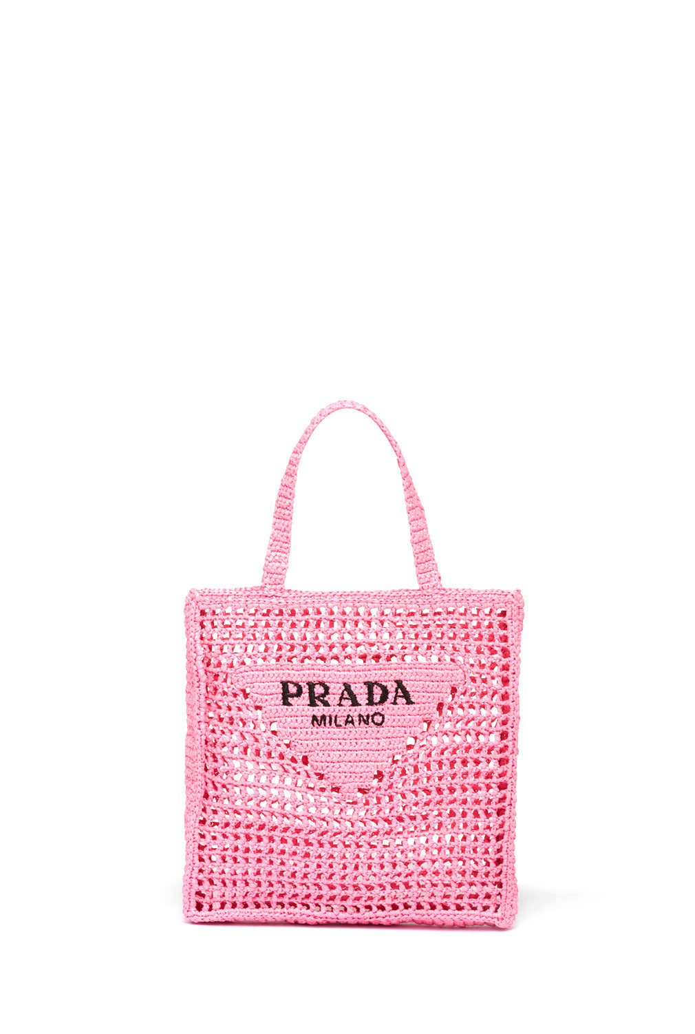 Logo Crochet Tote Bag