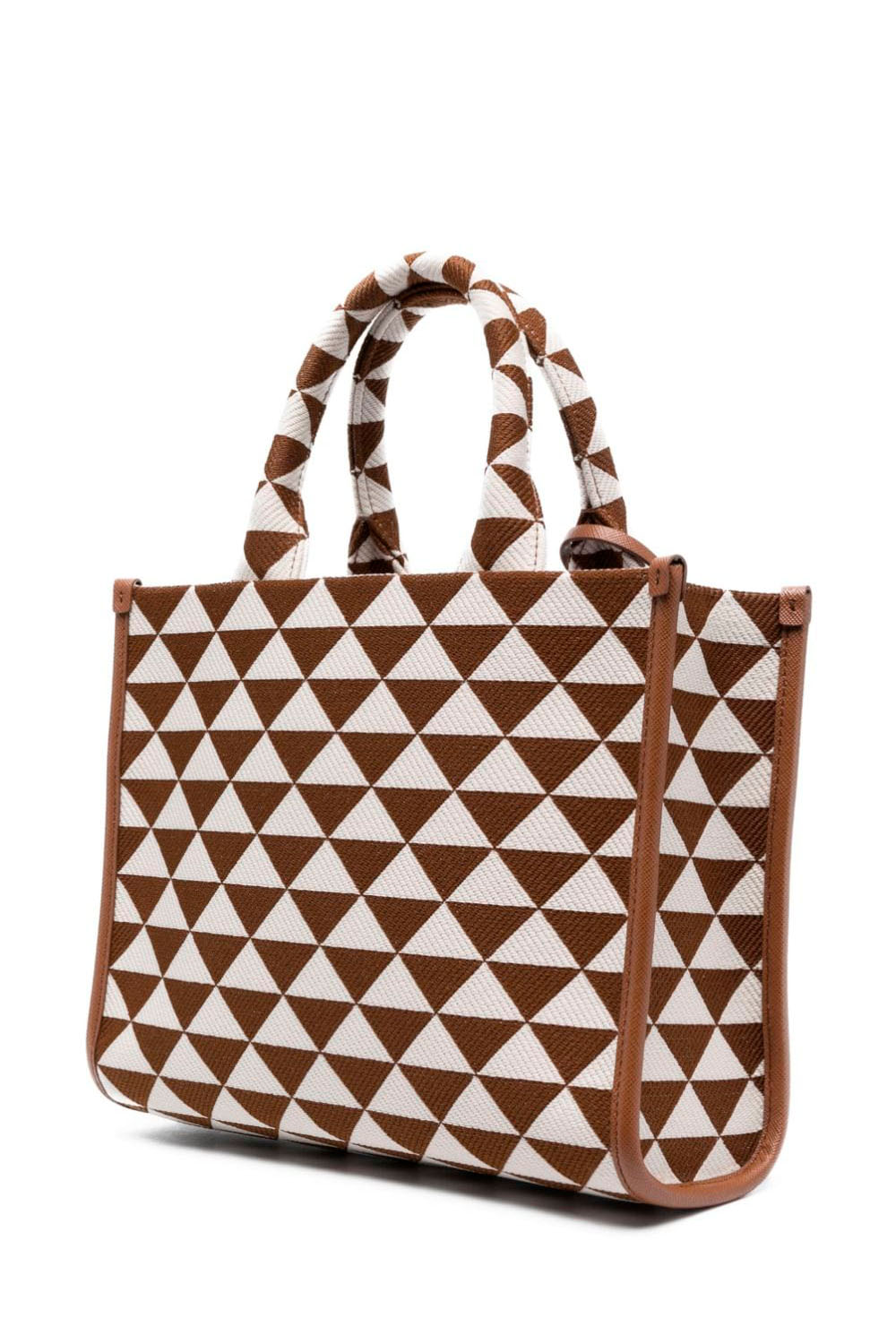 Small Jacquard Triangle Handbag