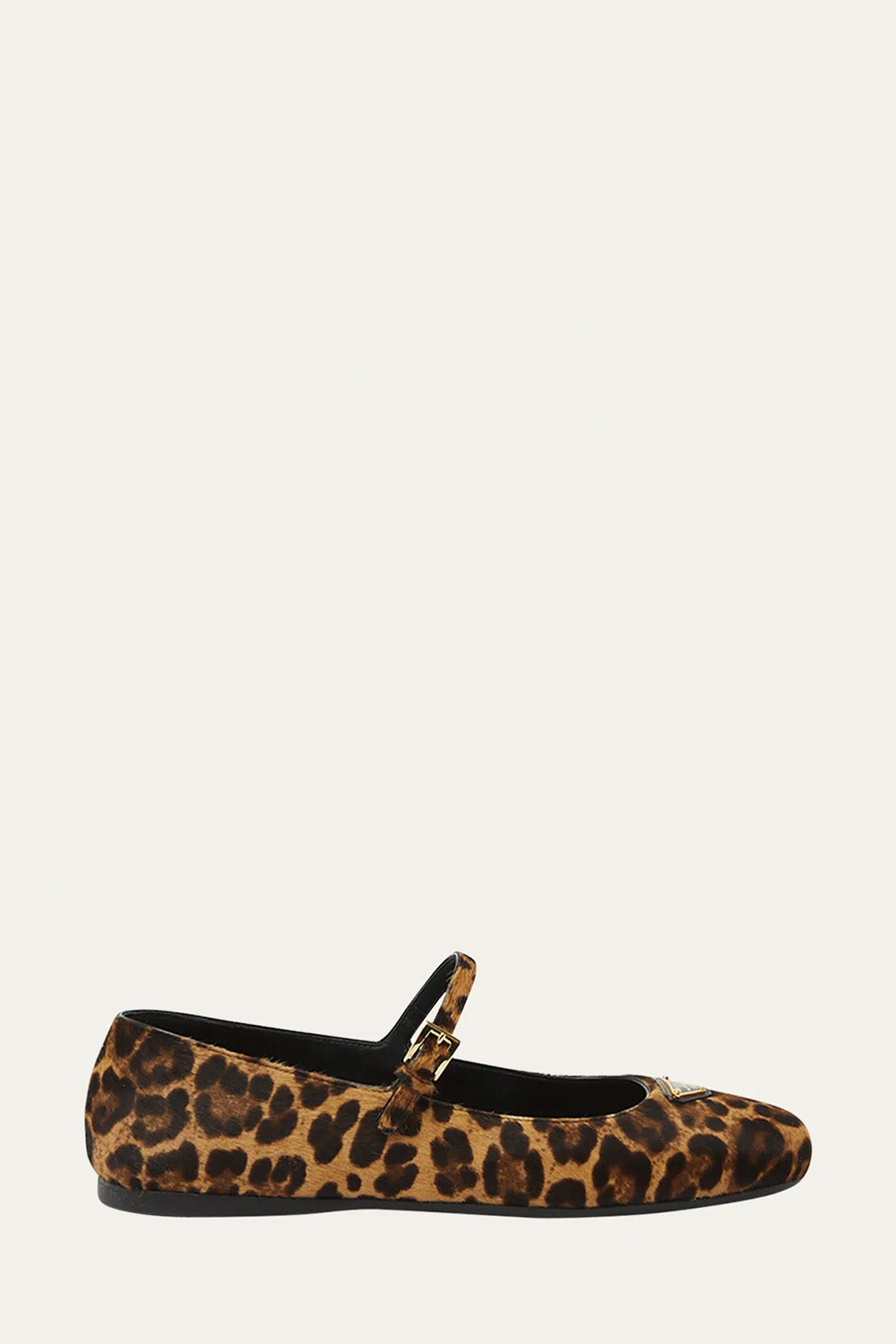 Leopard Mary Jane Ballerina Flats