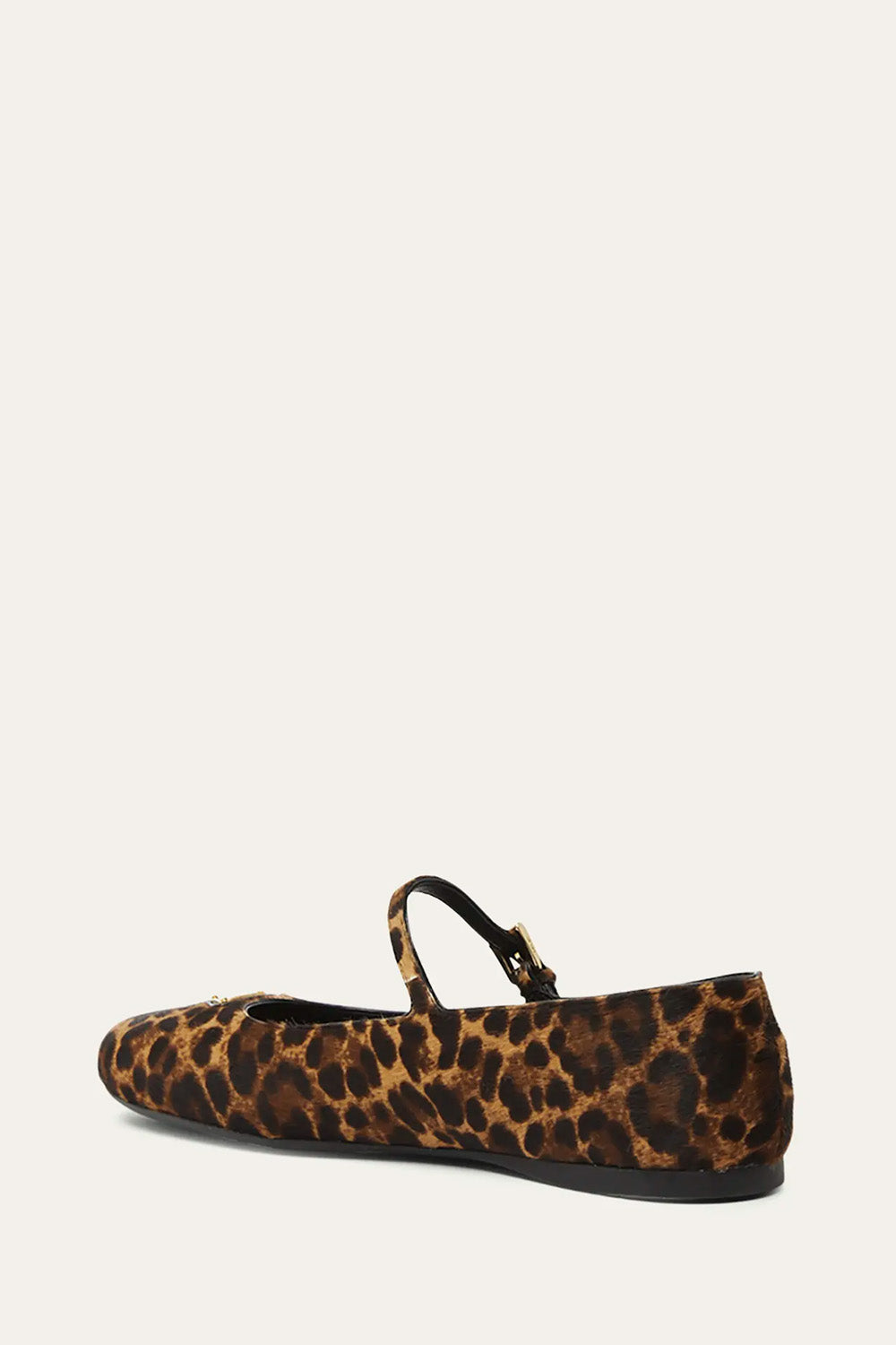 Leopard Mary Jane Ballerina Flats