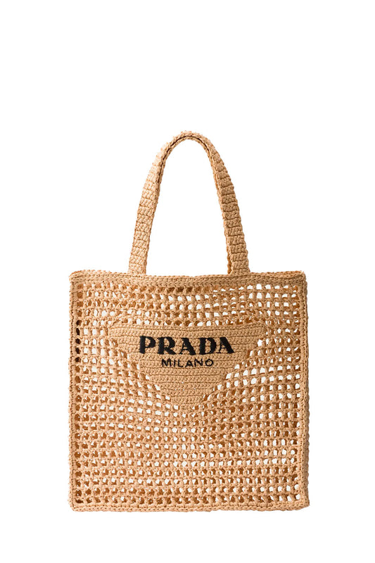 Logo Crochet Tote Bag