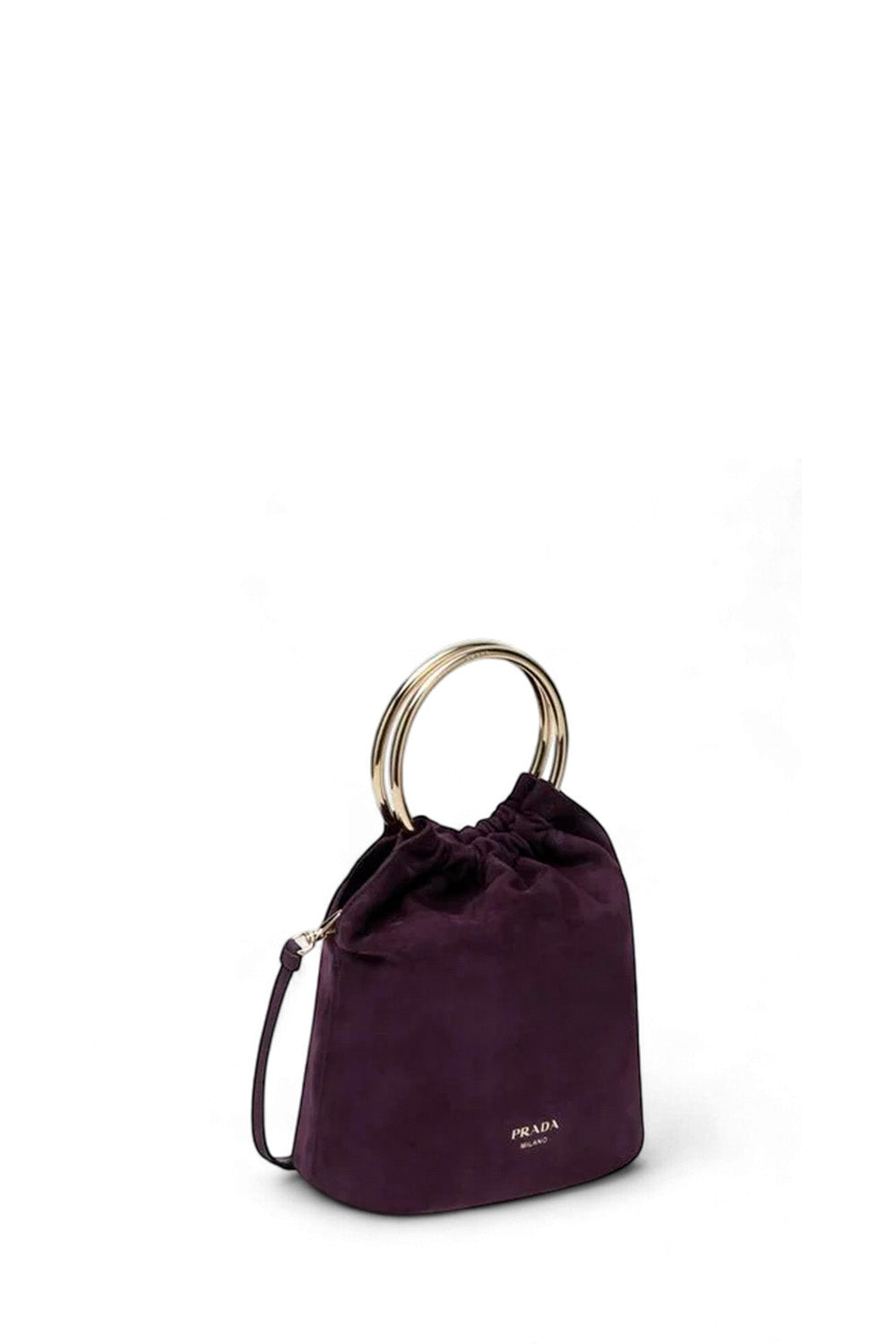 Mini Suede Bucket Bag