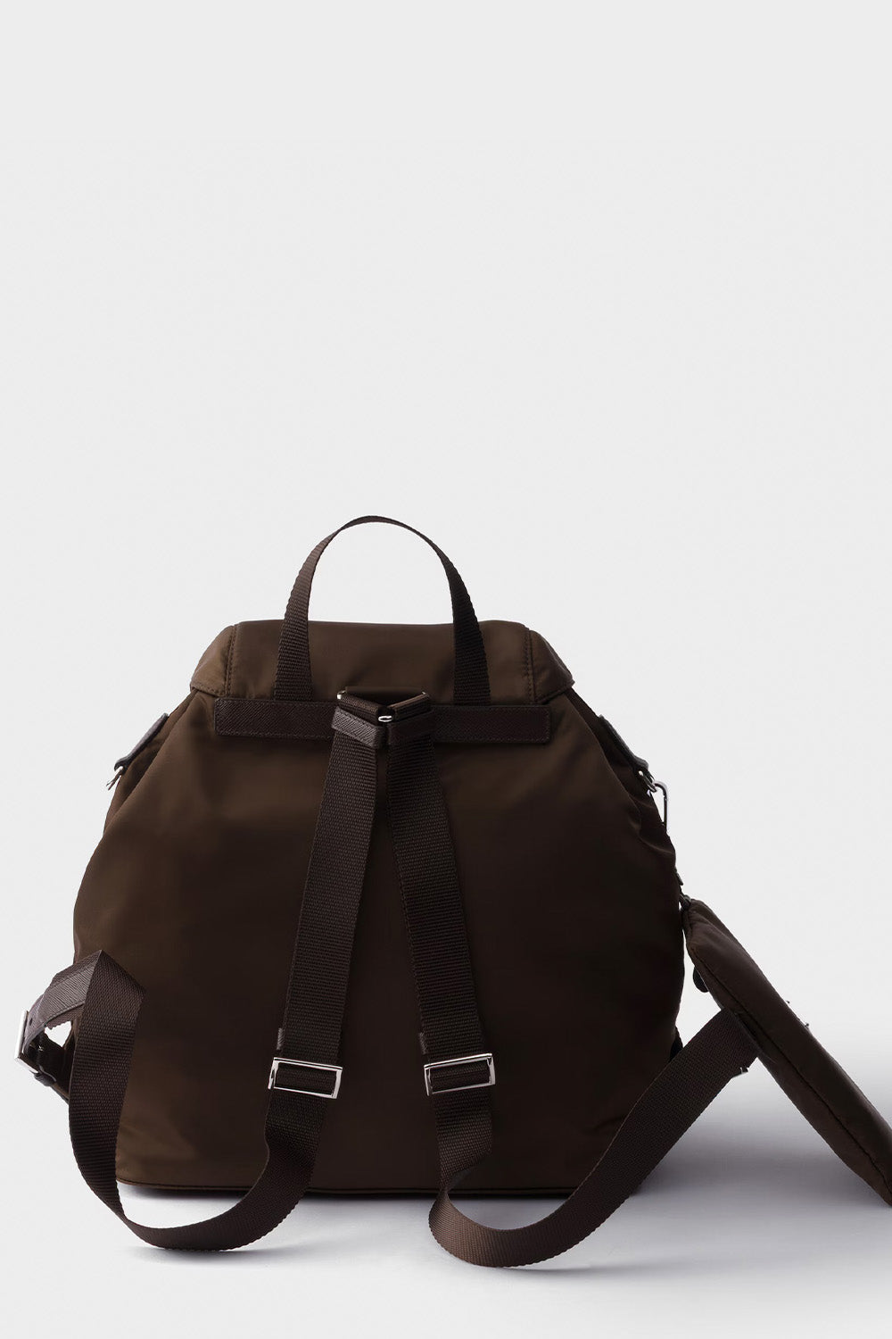 Re-Nylon Medium Backpack With Pouch