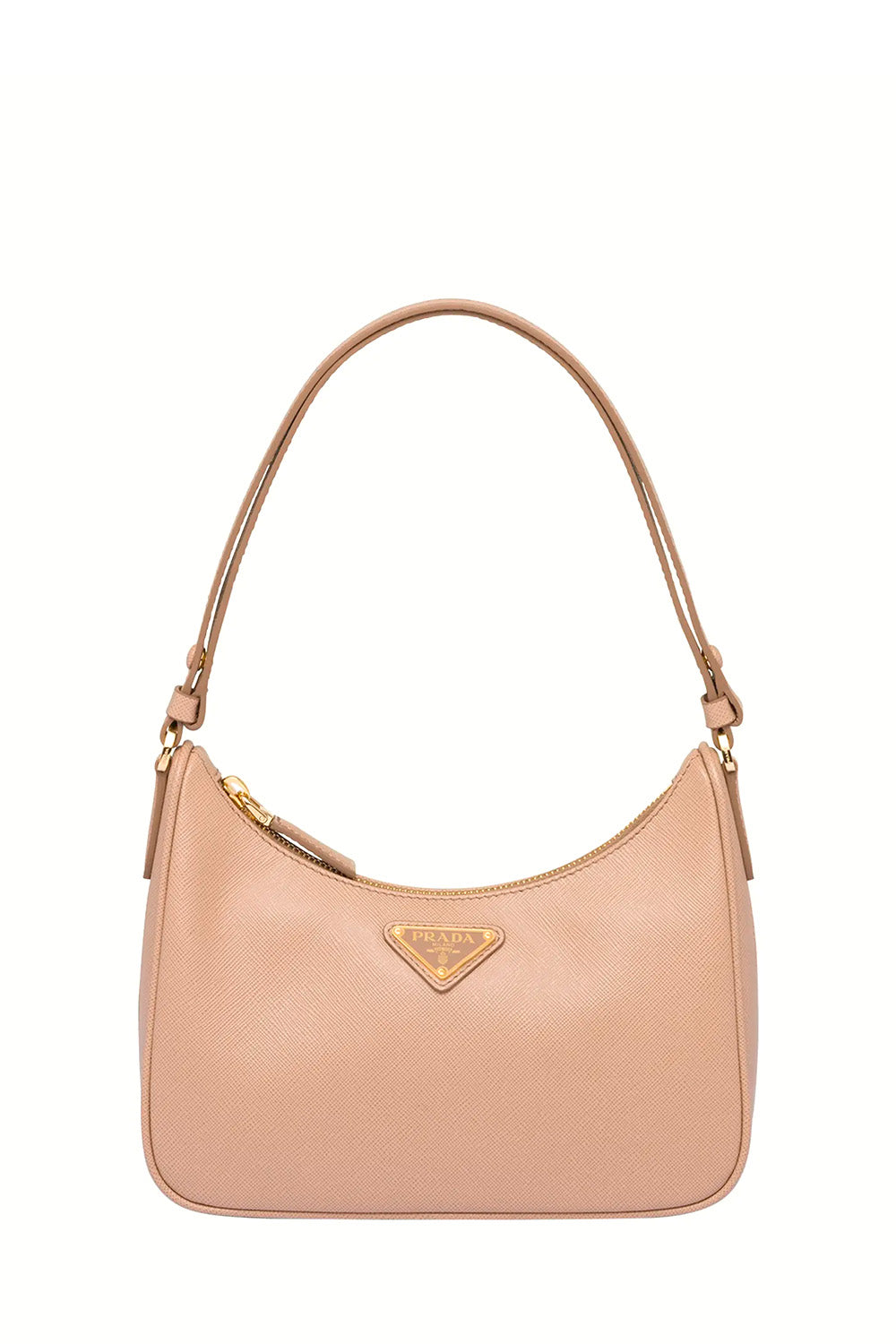 Mini Saffiano Leather Shoulder Bag with Adjustable Strap