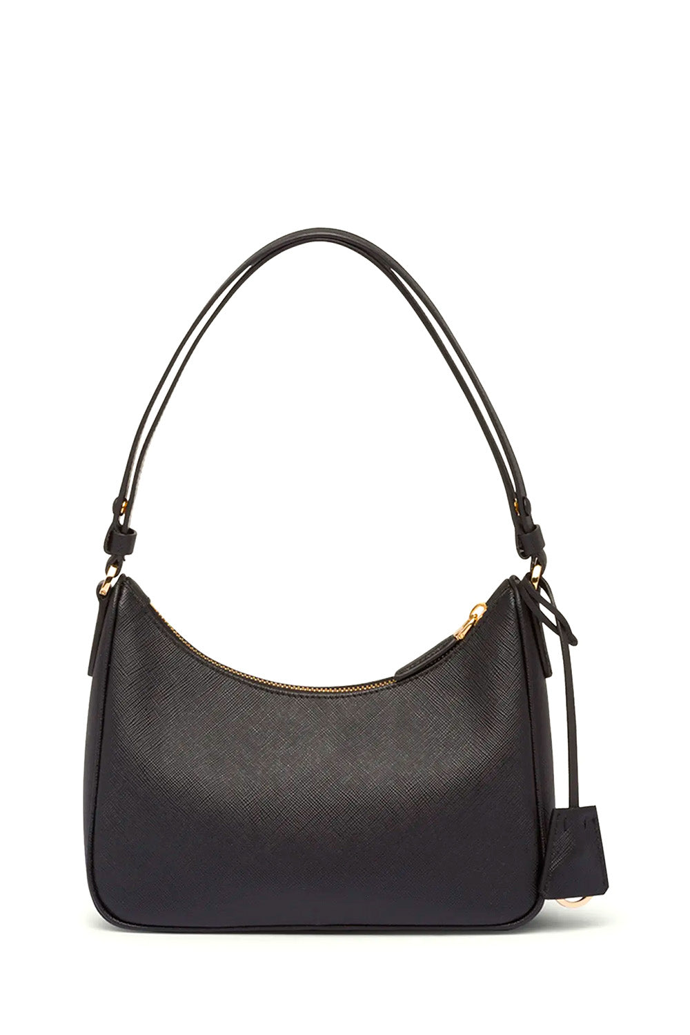 Mini Saffiano Leather Shoulder Bag with Adjustable Strap