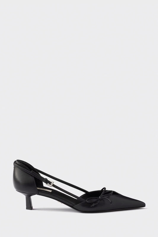 Open-Side Leather Pumps