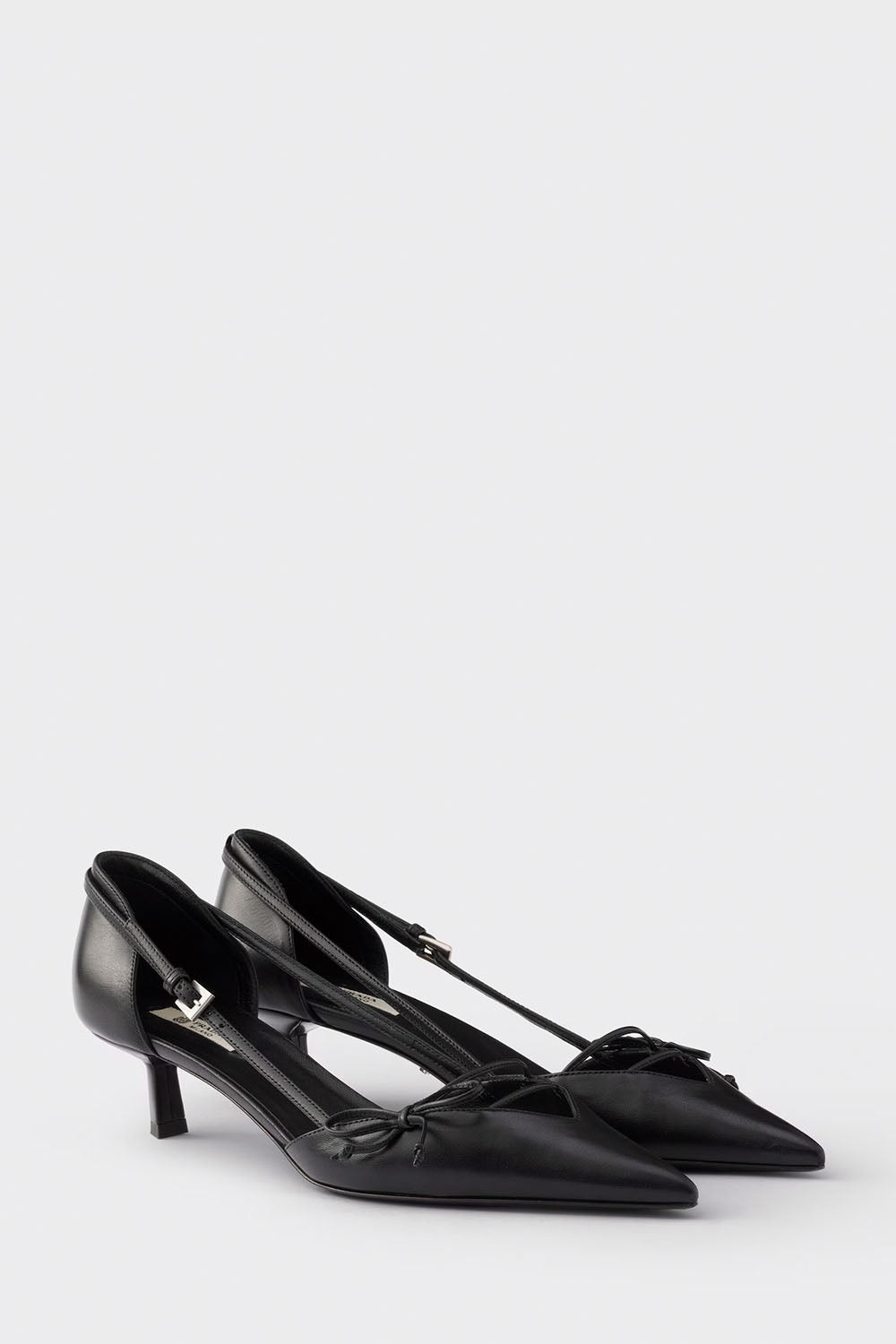 Open-Side Leather Pumps