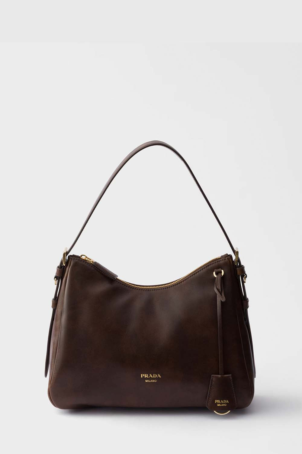 Prada Aimée Medium Leather Shoulder Bag