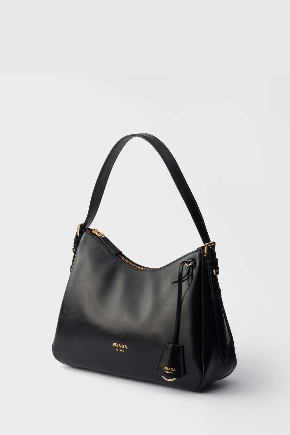 Prada Aimée Medium Leather Shoulder Bag