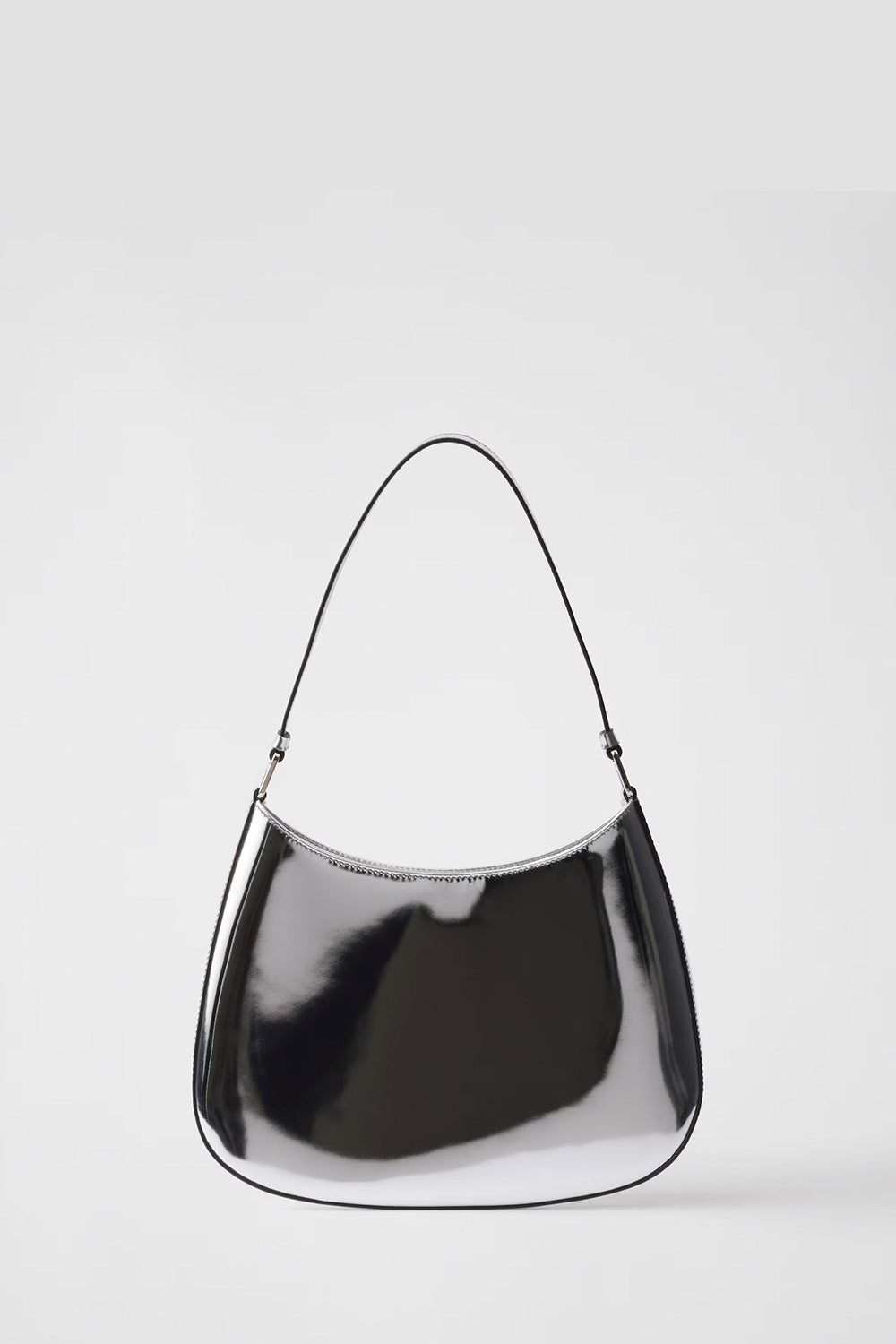Prada Cleo Printed Brushed Leather Shoulder Bag