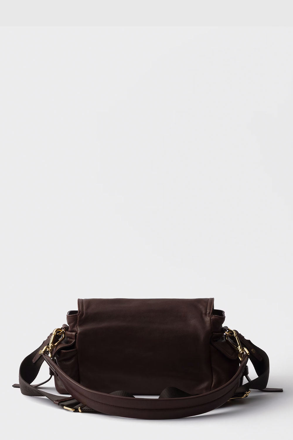 Prada Explore Medium Nappa Leather Shoulder Bag With Flap