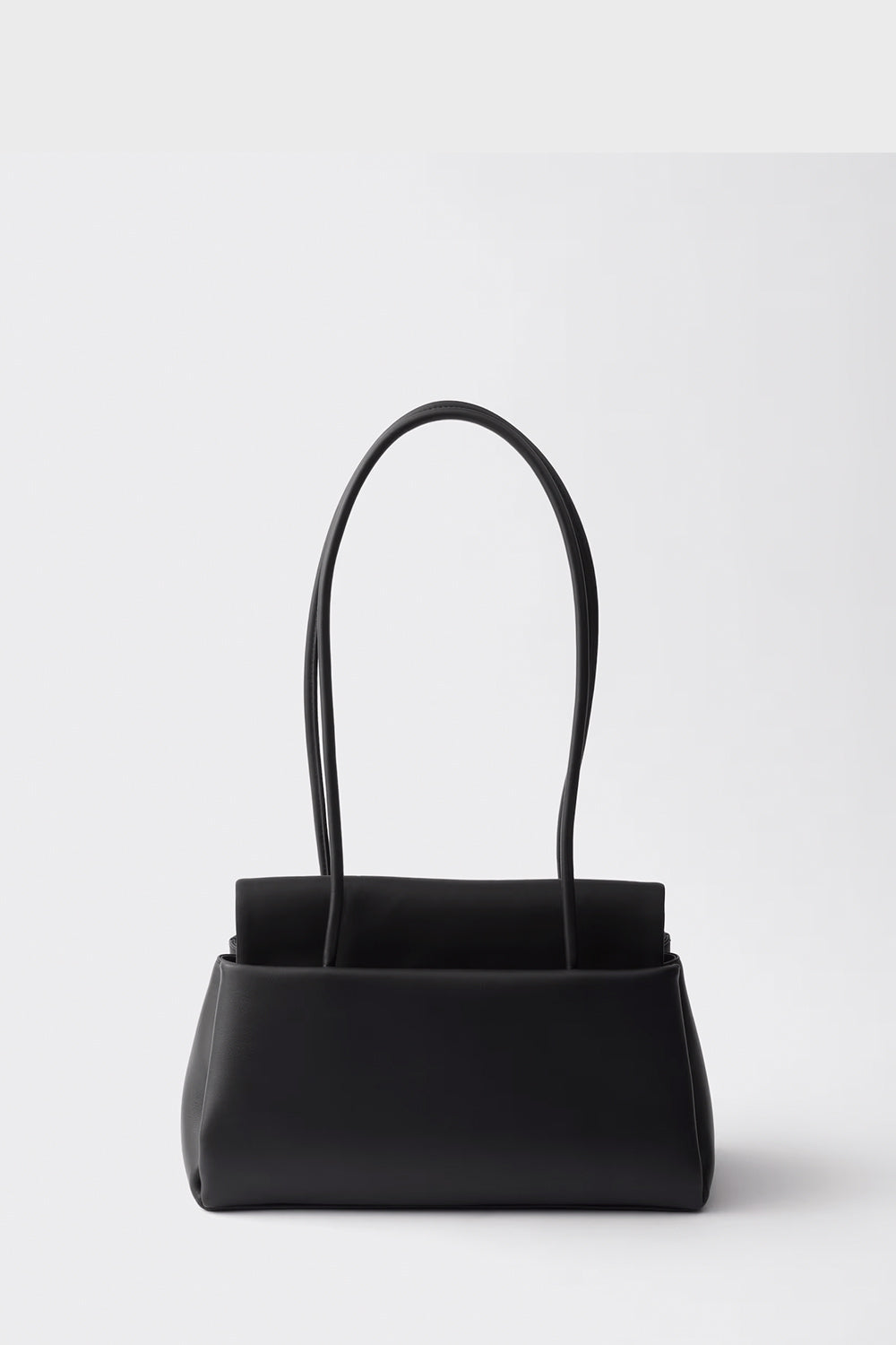 Prada Passage Medium Leather Bag With Re-Nylon Flap