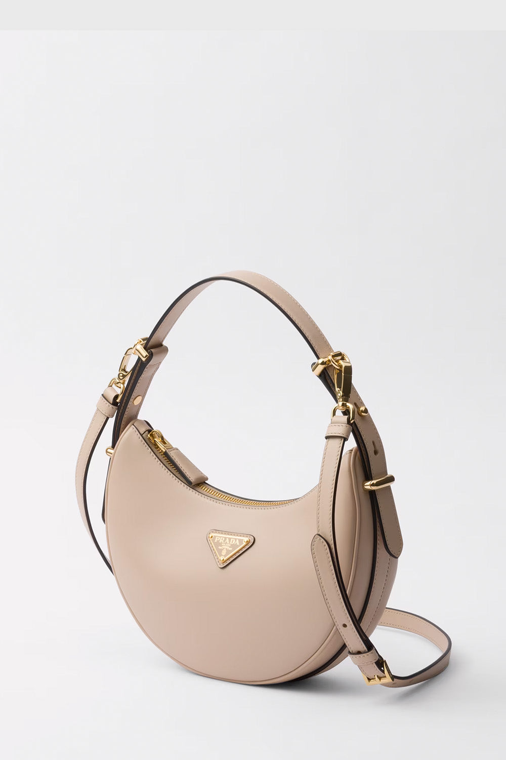 Small Arque Leather Shoulder Bag