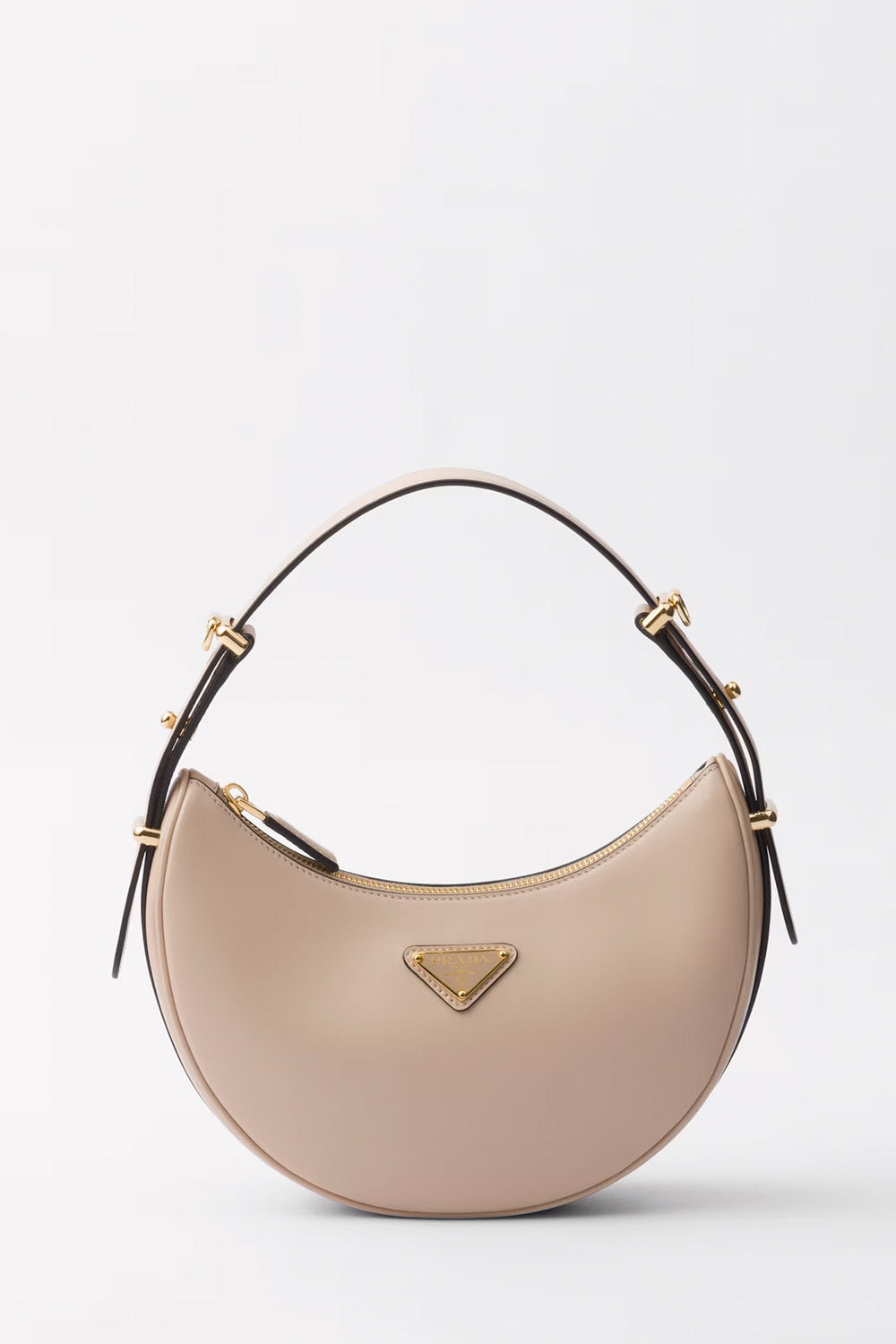 Small Arque Leather Shoulder Bag
