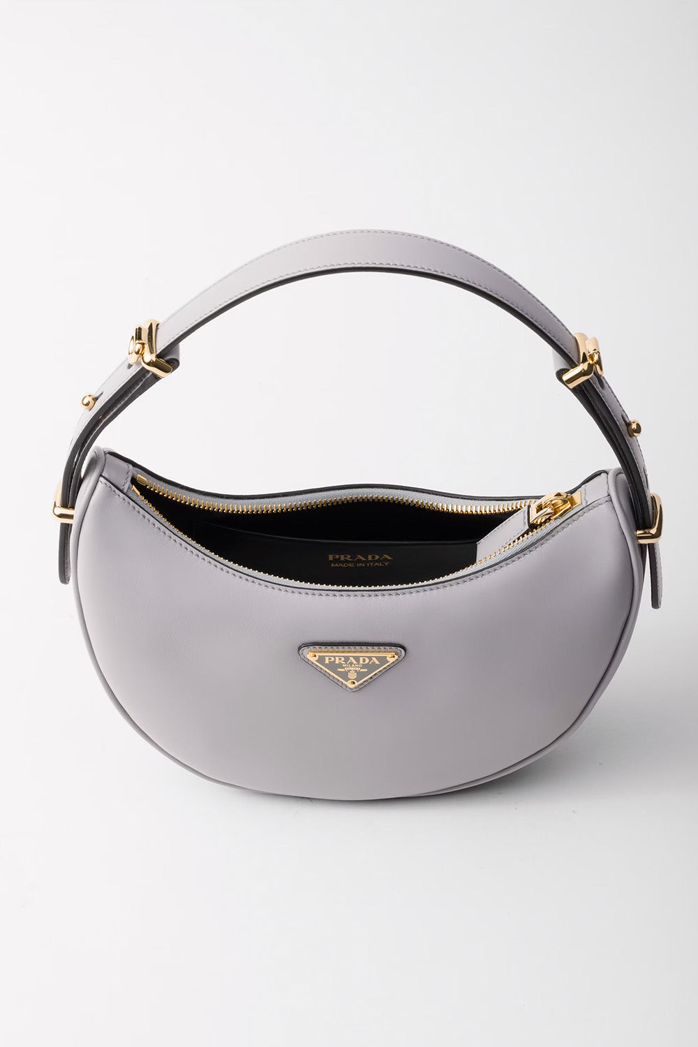 Small Arque Leather Shoulder Bag