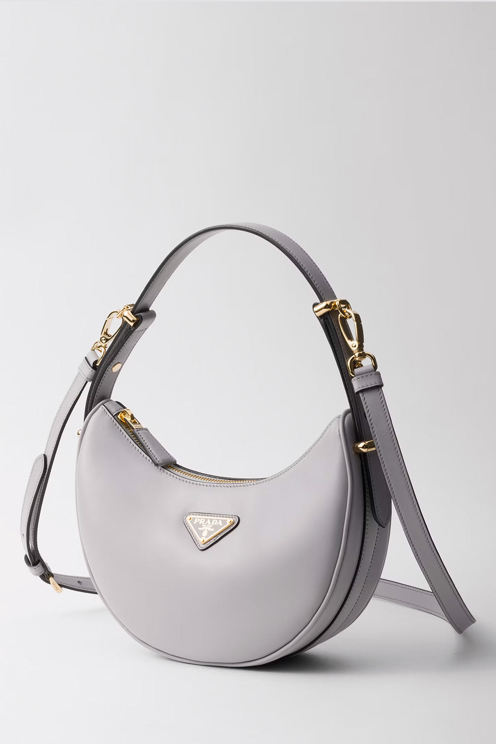 Small Arque Leather Shoulder Bag