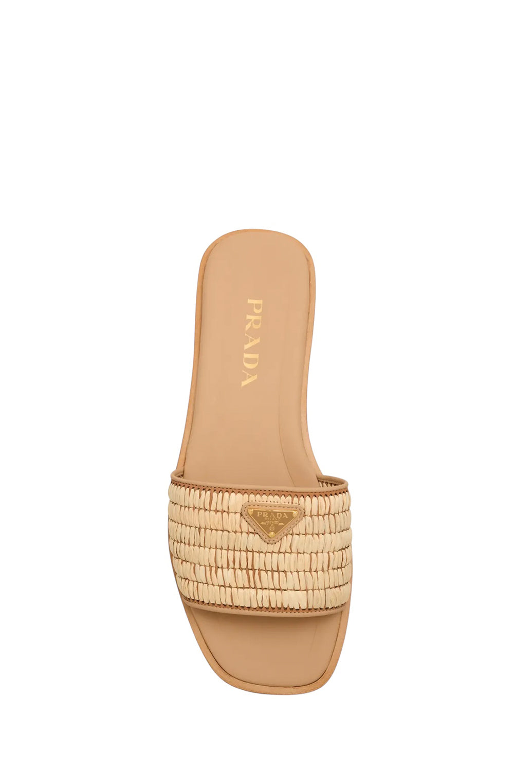 Sandals Slides With Enameled Triangle Logo