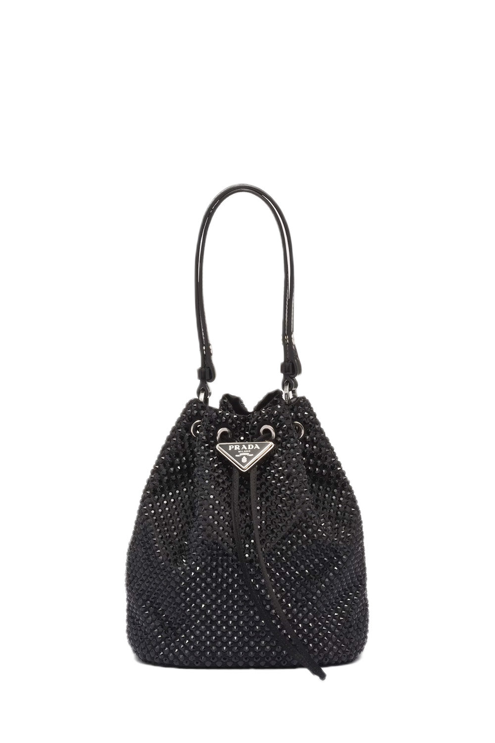 Satin Mini-Bag With Crystals