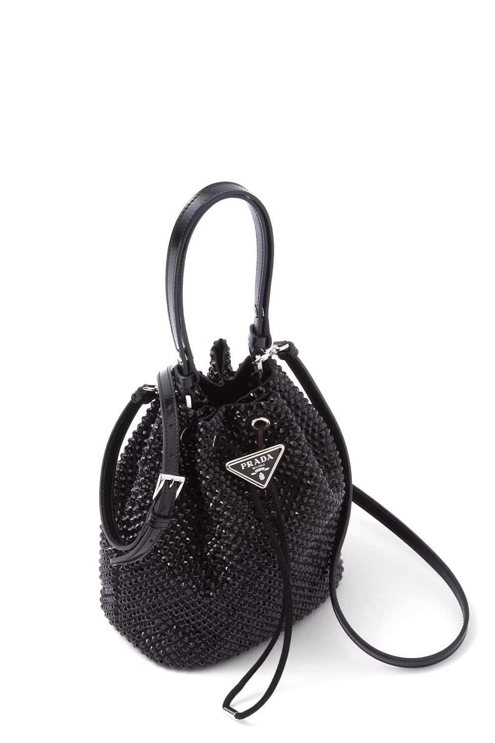 Satin Mini-Bag With Crystals