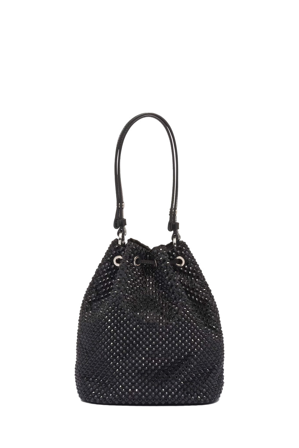 Satin Mini-Bag With Crystals