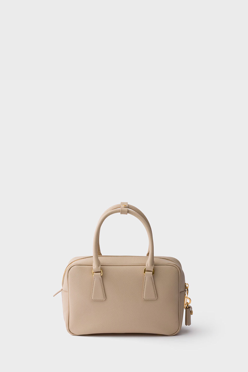 Small Saffiano Leather Top-Handle Bag
