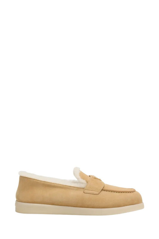 St Tropez Suede Shearling Loafers