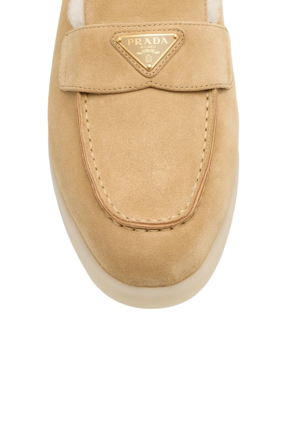 St Tropez Suede Shearling Loafers