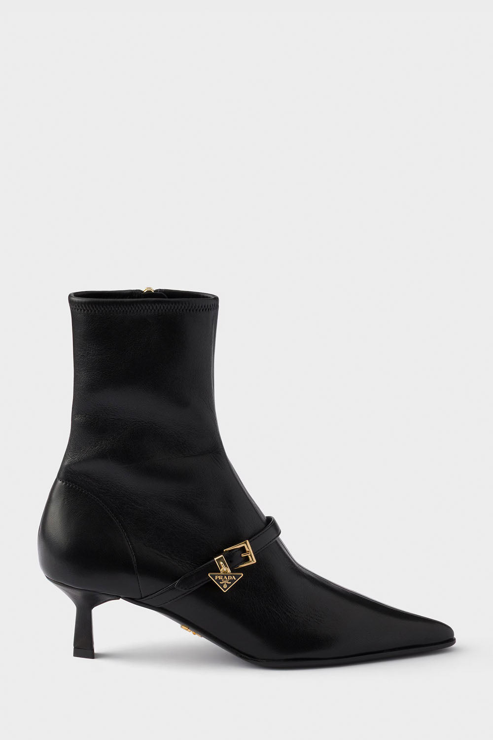 Stretch Nappa Leather Booties